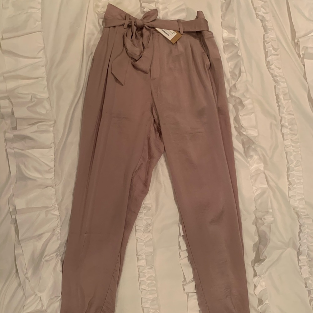 Silky jogger pants